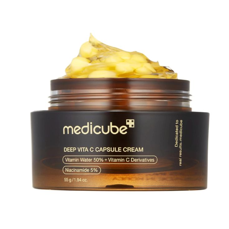 medicube deep vita c capsule crema facial iluminadora 55ml