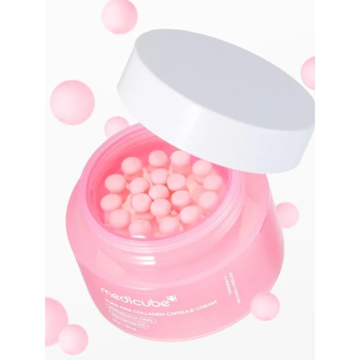 medicube pdrn pink collagen capsule crema hidratante 55g