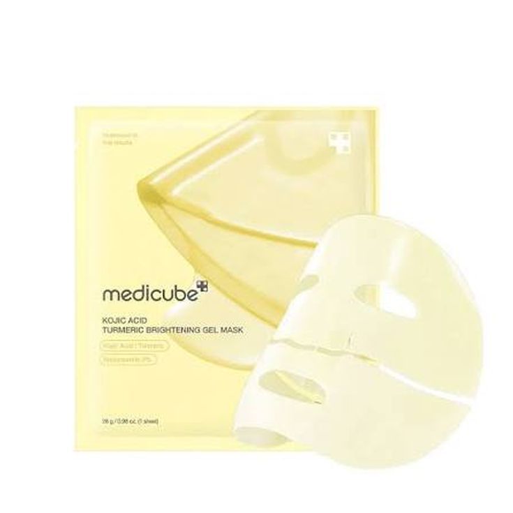 medicube mascarilla iluminadora curcuma acido kojico 1u