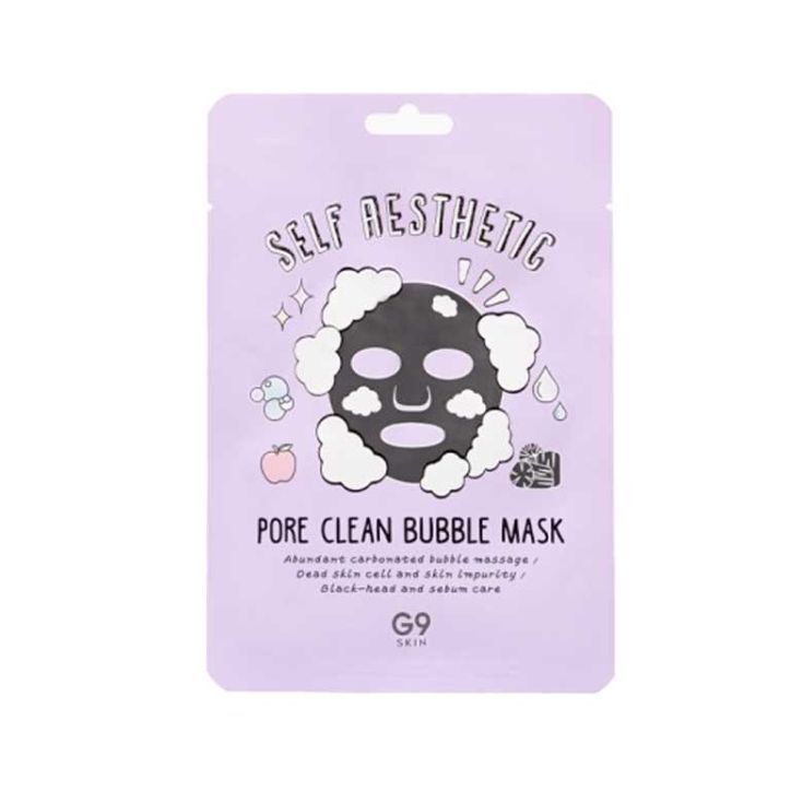 g9 skin self aesthetic pore clean bubble mascarilla cosmetica coreana