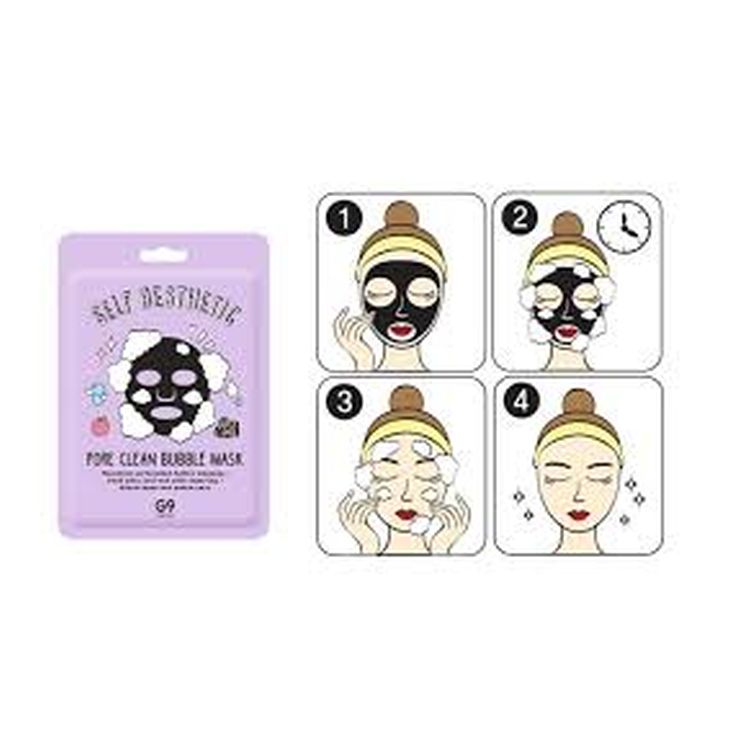 g9 skin self aesthetic pore clean bubble mascarilla cosmetica coreana