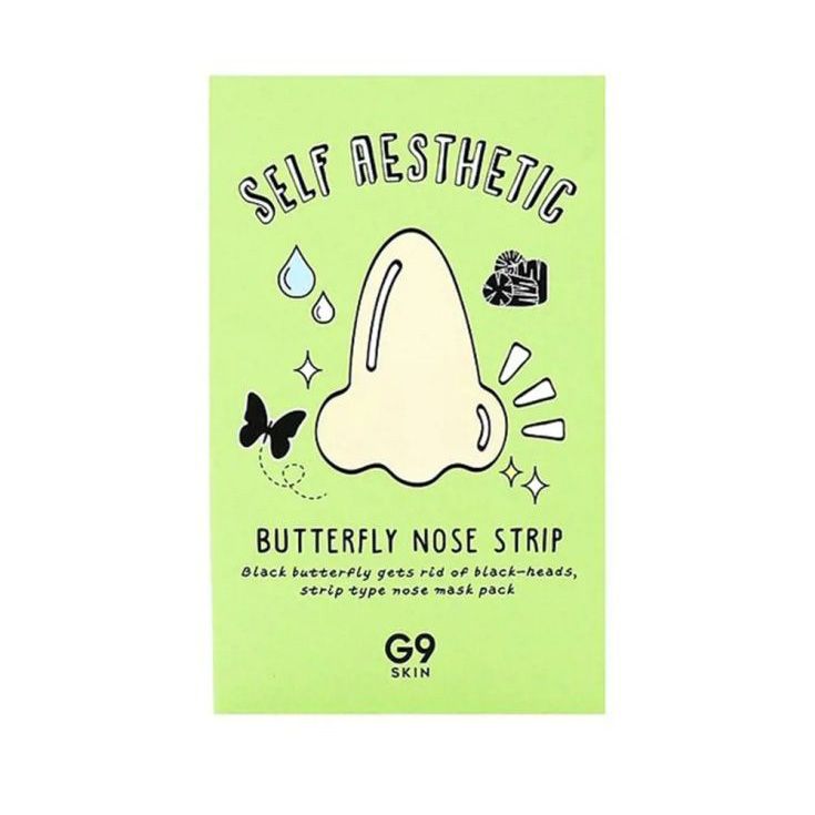g9 skin self aesthetic butterfly parche para la nariz cosmetica coreana