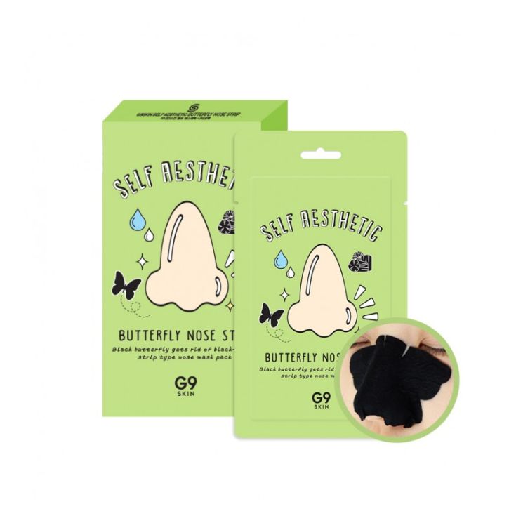 g9 skin self aesthetic butterfly parche para la nariz cosmetica coreana