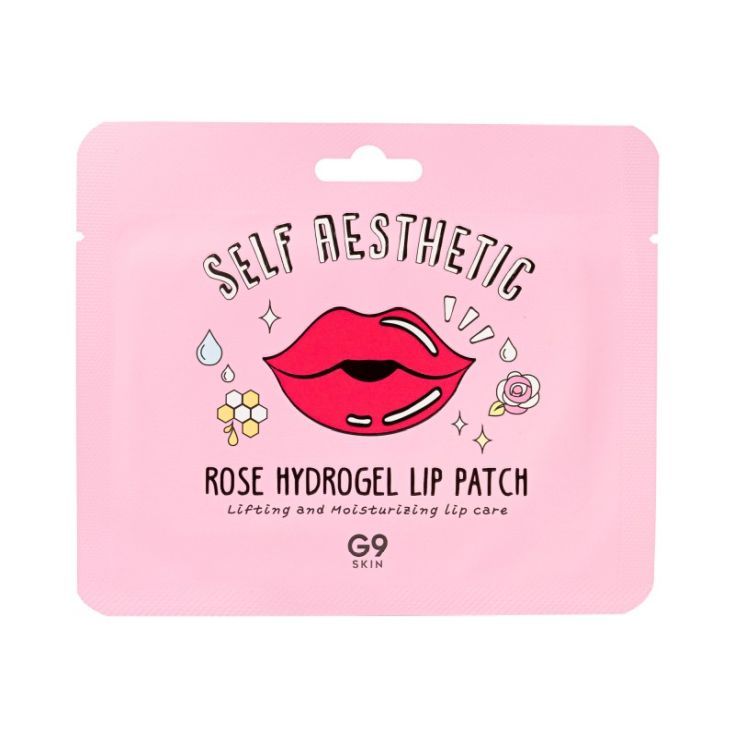 g9 skin self aesthetic rose hydrogel lippatch mascarilla para labios cosmetica coreana