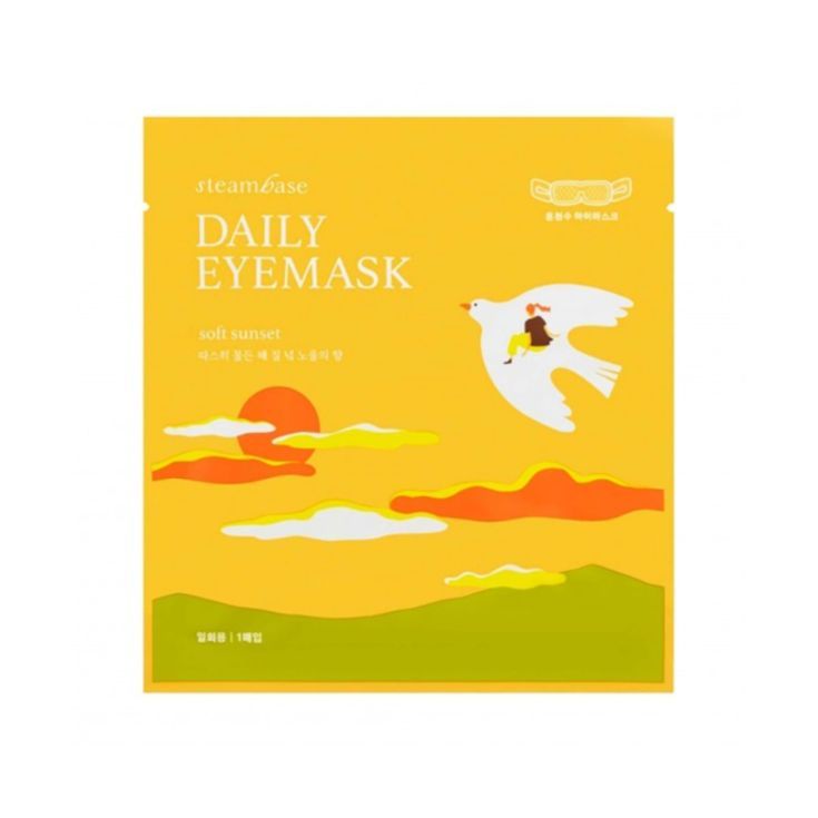 steambase daily soft sunset mascarilla de ojos cosmetica coreana