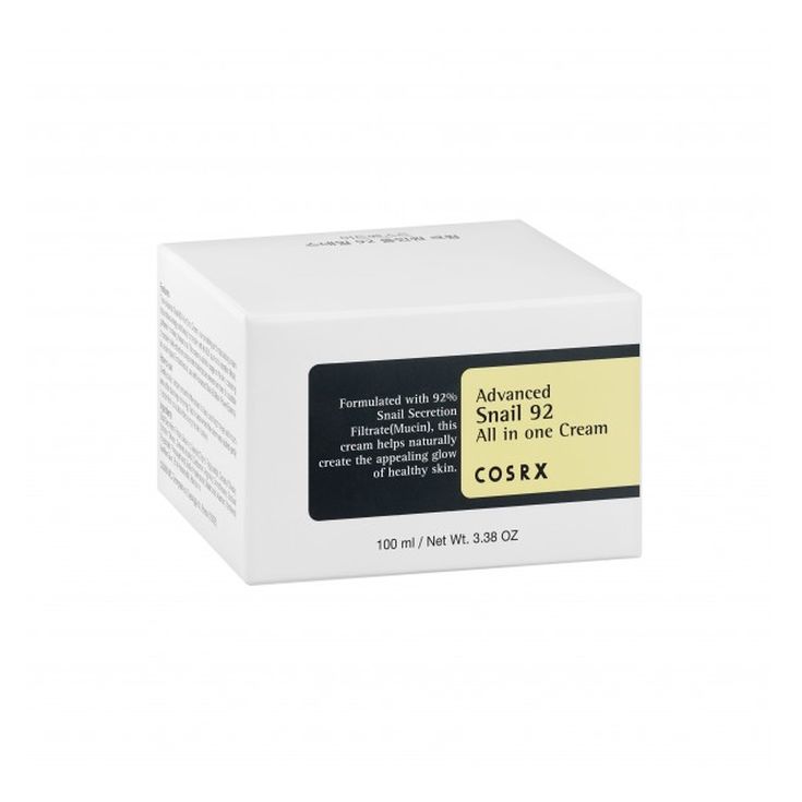 corsx advanced snail 92 crema hidratante cosmetica coreana 100ml 