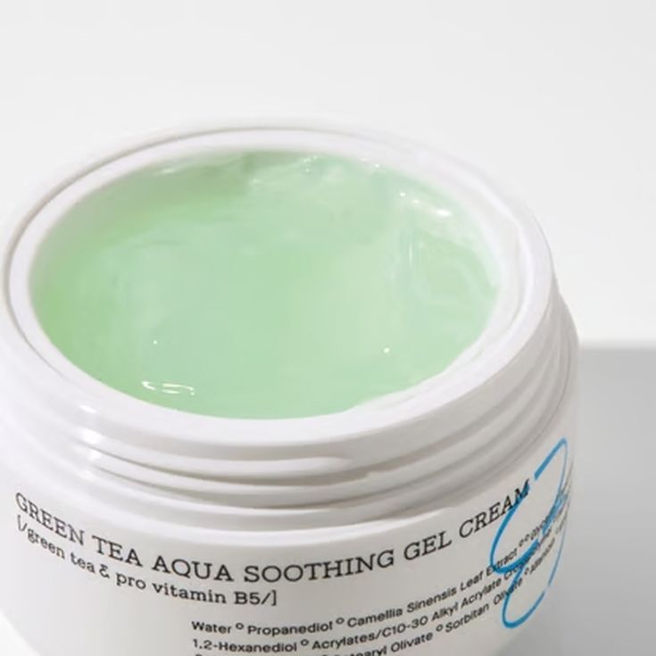 corsx hydrium green tea aqua crema gel calmante cosmetica coreana 50ml