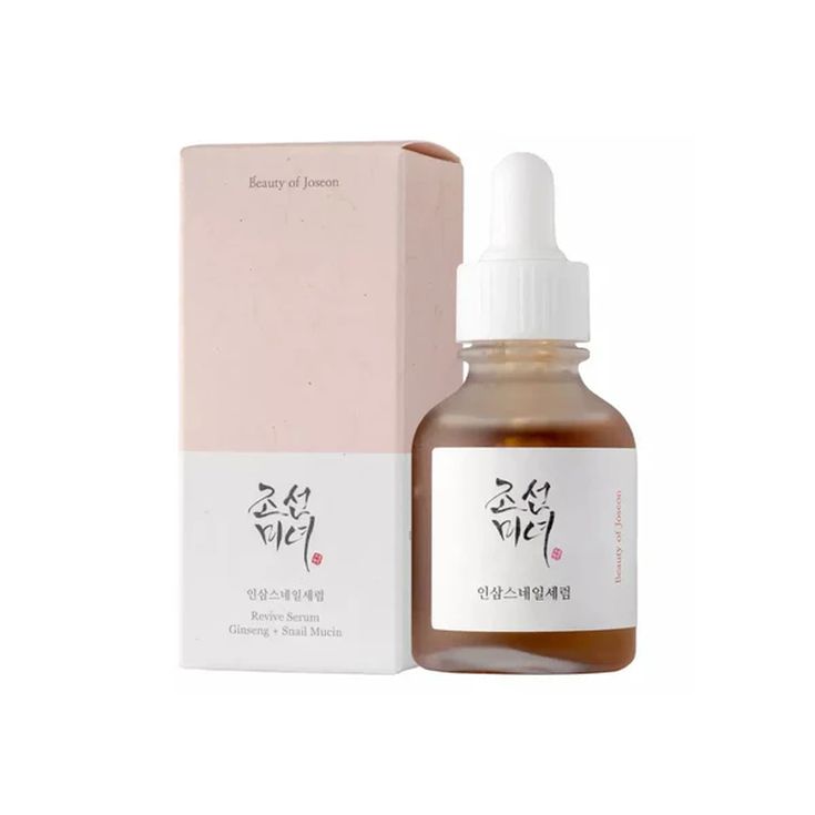 beauty of joseon serum antiedas cosmetica coreana ginseng+snail mucin 30ml