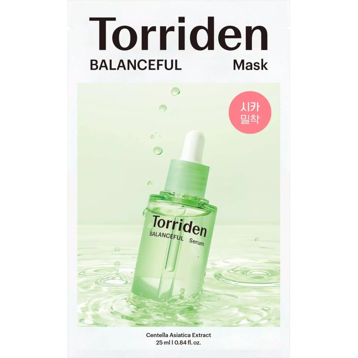 torriden balanceful mascarilla facial con extracto de centella cosmetica coreana
