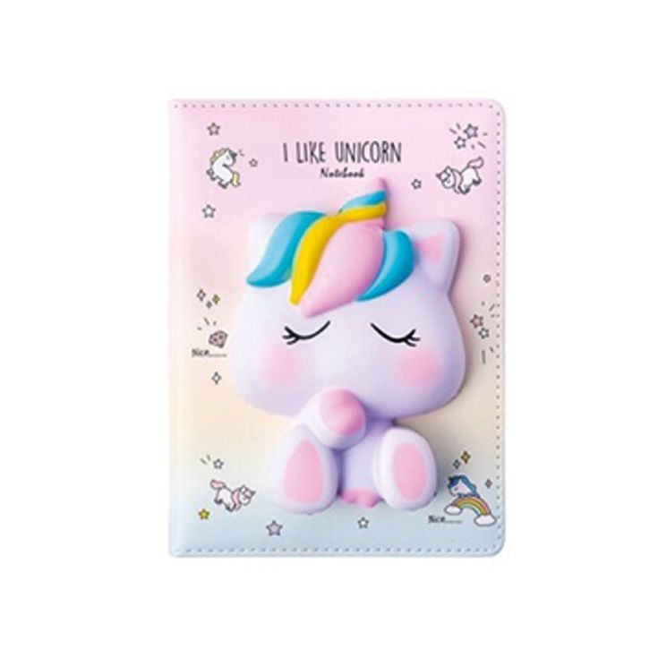 squishy libreta unicornio