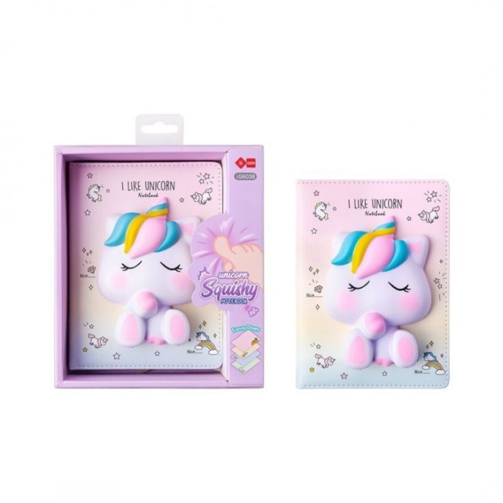 squishy libreta unicornio