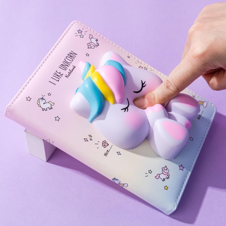 squishy libreta unicornio