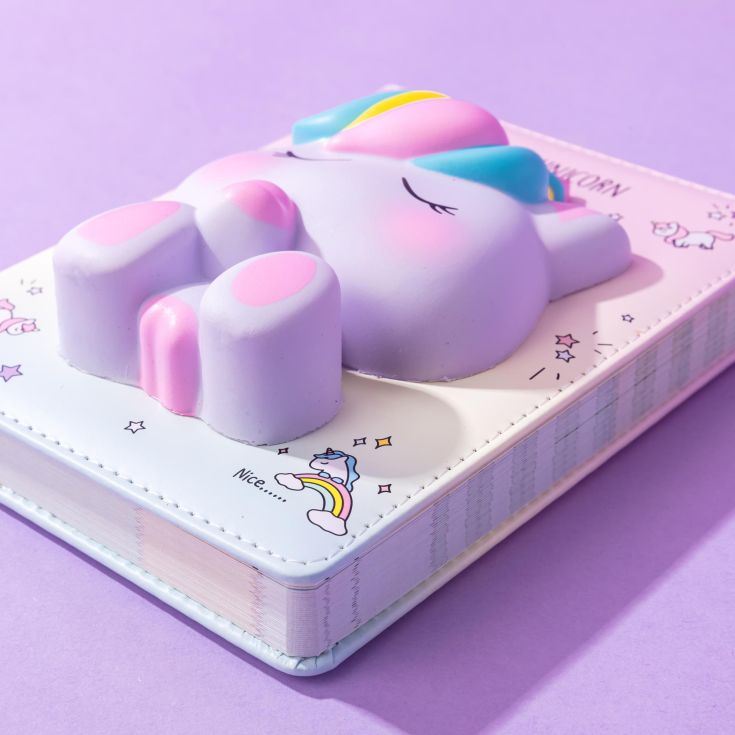 squishy libreta unicornio