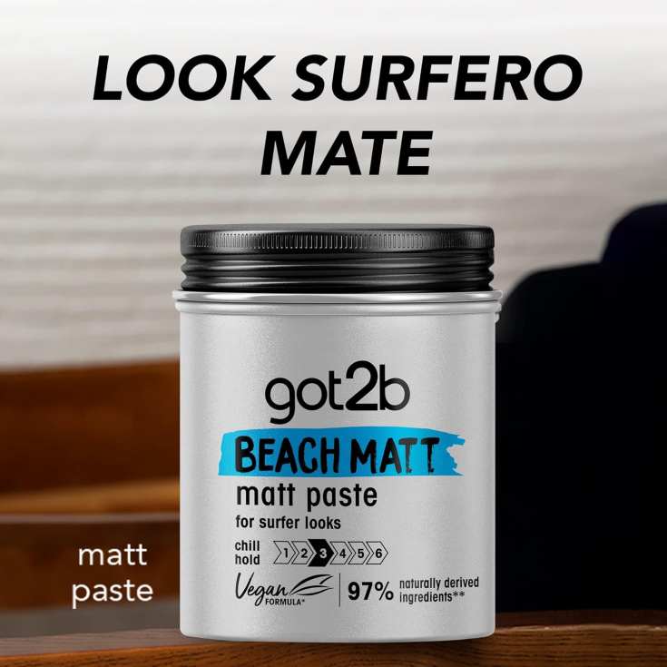 schwarzkopf got2b beach matt cera fijadora cabello 100ml