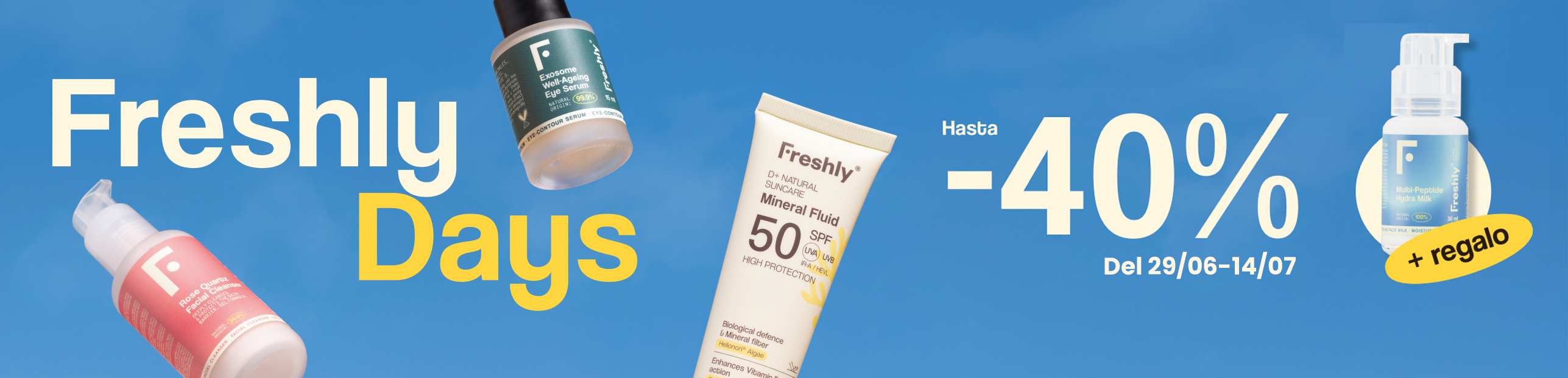 Freshly Promo hasta el 40%