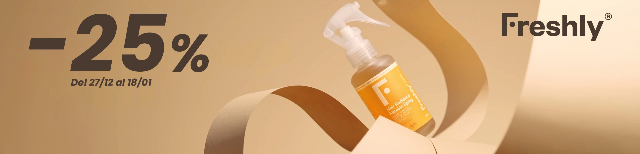 Freshly 25% en toda la marca