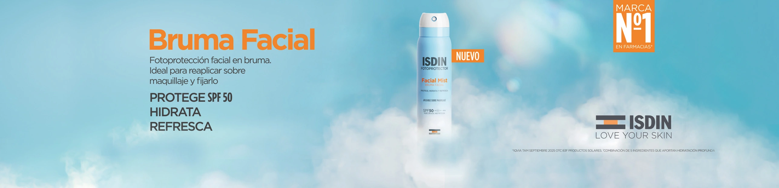 Descubre la bruma facial de Isdin