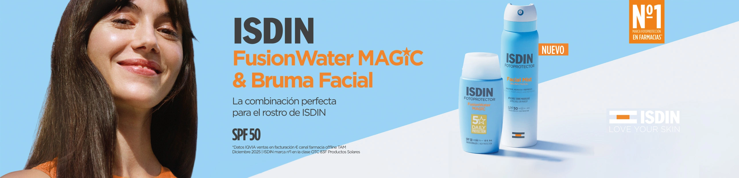Descubre la bruma facial de Isdin