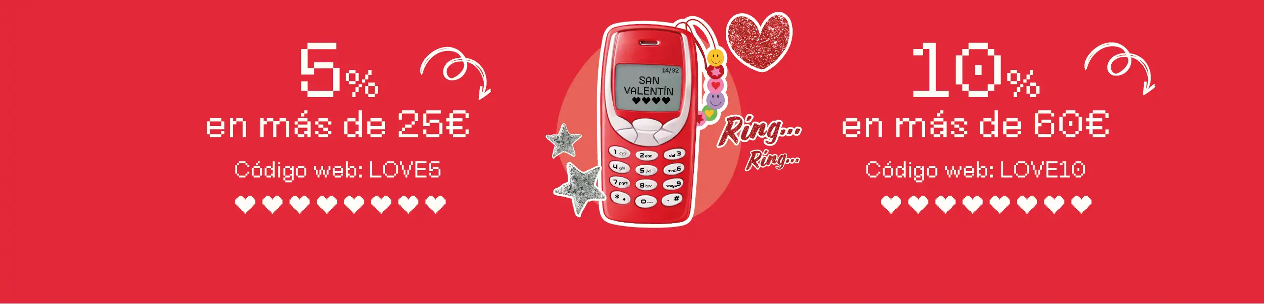 Descuentos San Valentín