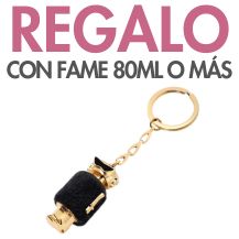 REGALO LLAVERO POR LA COMPRA DE UNA FRAGANCIA FAME DE 80ML O SUPERIOR