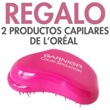 REGALO CEPILLO ROSA POR COMPRA DE 2 PRODUCTOS DE LOREAL CAPILAR