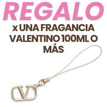 REGALO CHARM POR LA COMPRA DE UNA FRAGANCIA VALENTINO 100ML O MÁS