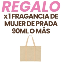 REGALO BOLSA DE RAFIA POR LA COMPRA DE UNA FRAGANCIA DE MUJER DE PRADA 90ML O MÁS