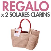 REGALO CAPAZO CLARINS CON LA COMPRA DE 2 SOLARES DE CLARINS