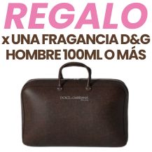 REGALO BOLSA DE VIAJE POR LA COMPRA DE UNA FRAGANCIA D&G HOMBRE 100ML O MÁS