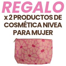 REGALO NECESER POR COMPRA 1 PRODUCTO DE COSMÉTICA DE NIVEA, SE EXCLUYE NIVEA MEN