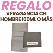 REGALO TARJETERO POR LA COMPRA DE UNA FRAGANCIA CAROLINA HERRERA DE HOMBRE 100ML O MÁS