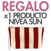 POR LA COMPRA DE 1 SOLAR DE NIVEA SUN, NECESER DE REGALO